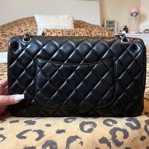 Lambskin Quilted Double Flap Bag